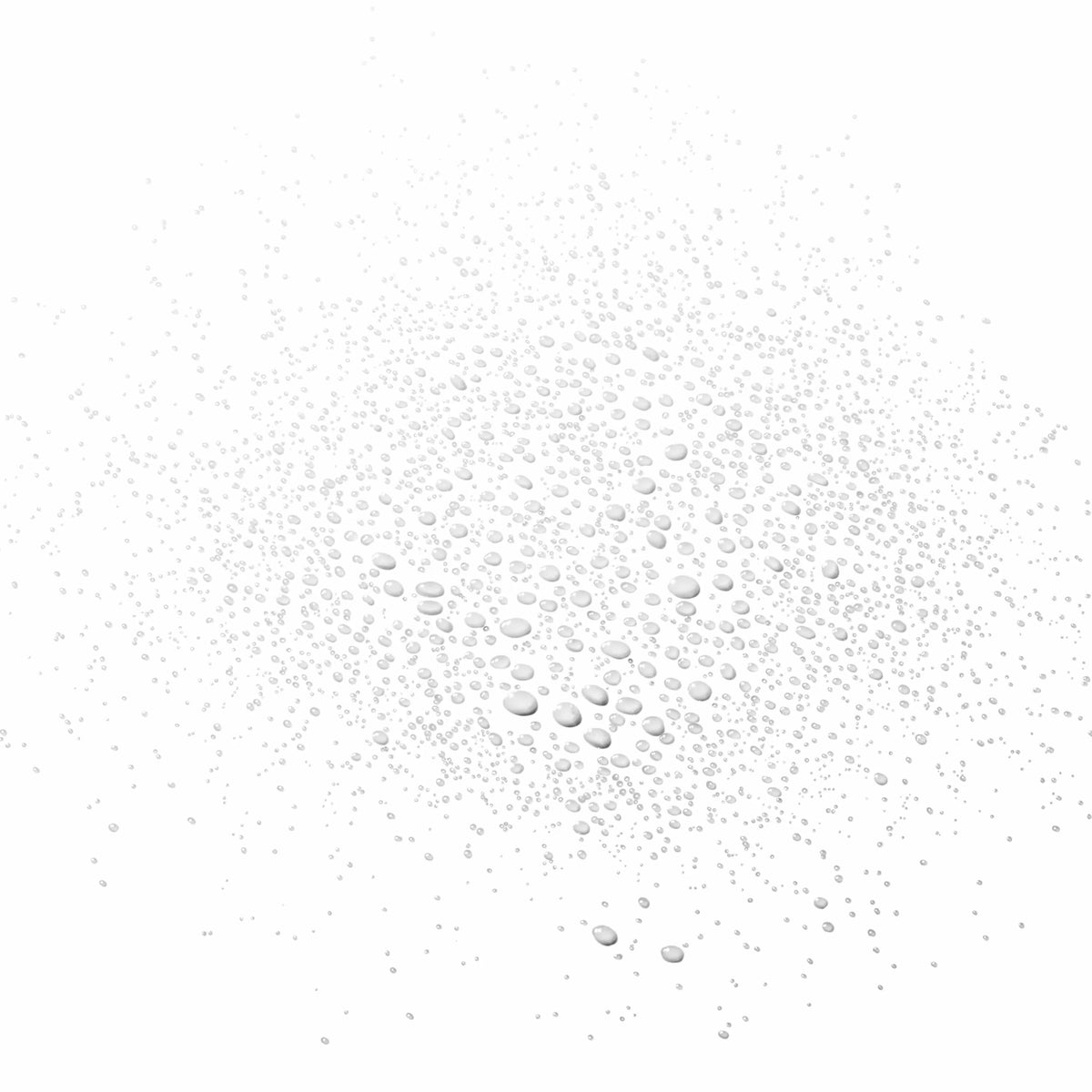 Hyacyn Active fine mist droplets on a white background
