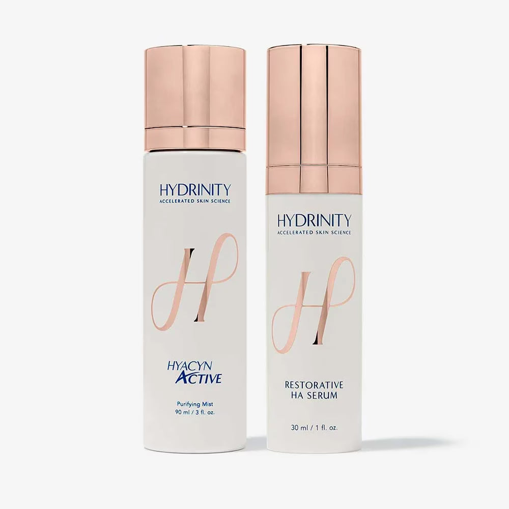 Hydrinity Restorative Kit: Hyacyn Active Purifying Mist and Restorative HA Serum